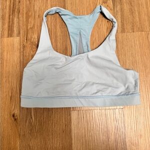 lululemon athletica Pale Blue Racerback Sports Bra
